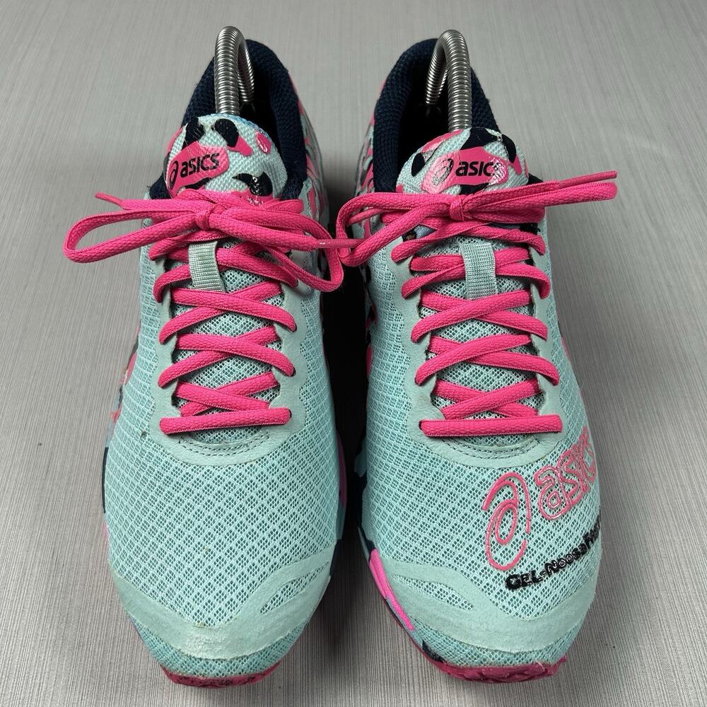 Asics Gel Noosa Fast 2 Womens Size 9.5 Teal Running Shoes Fitness Sneakers T459N - Picture 3 of 7